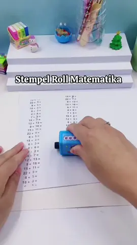 #stamprollmath #stempelrollmatematika #belajarmenyenangkan #serunyabelajar #belajarsambilbermain #sweetpeasbabynkids 
