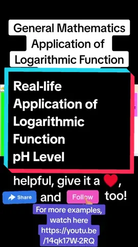 Real-life Application of Logarithmic Function #generalmathematics #genmath #grade11 #logarithmic #logarithm #reallife #reallifeapplication #phlevel    #LearnOnTikTok #LearnItOnTikTok #learnwithmaamc³ #fyp #foryou #foryoupage #newaffiliate #TikTokShop #affiliatemarketing 