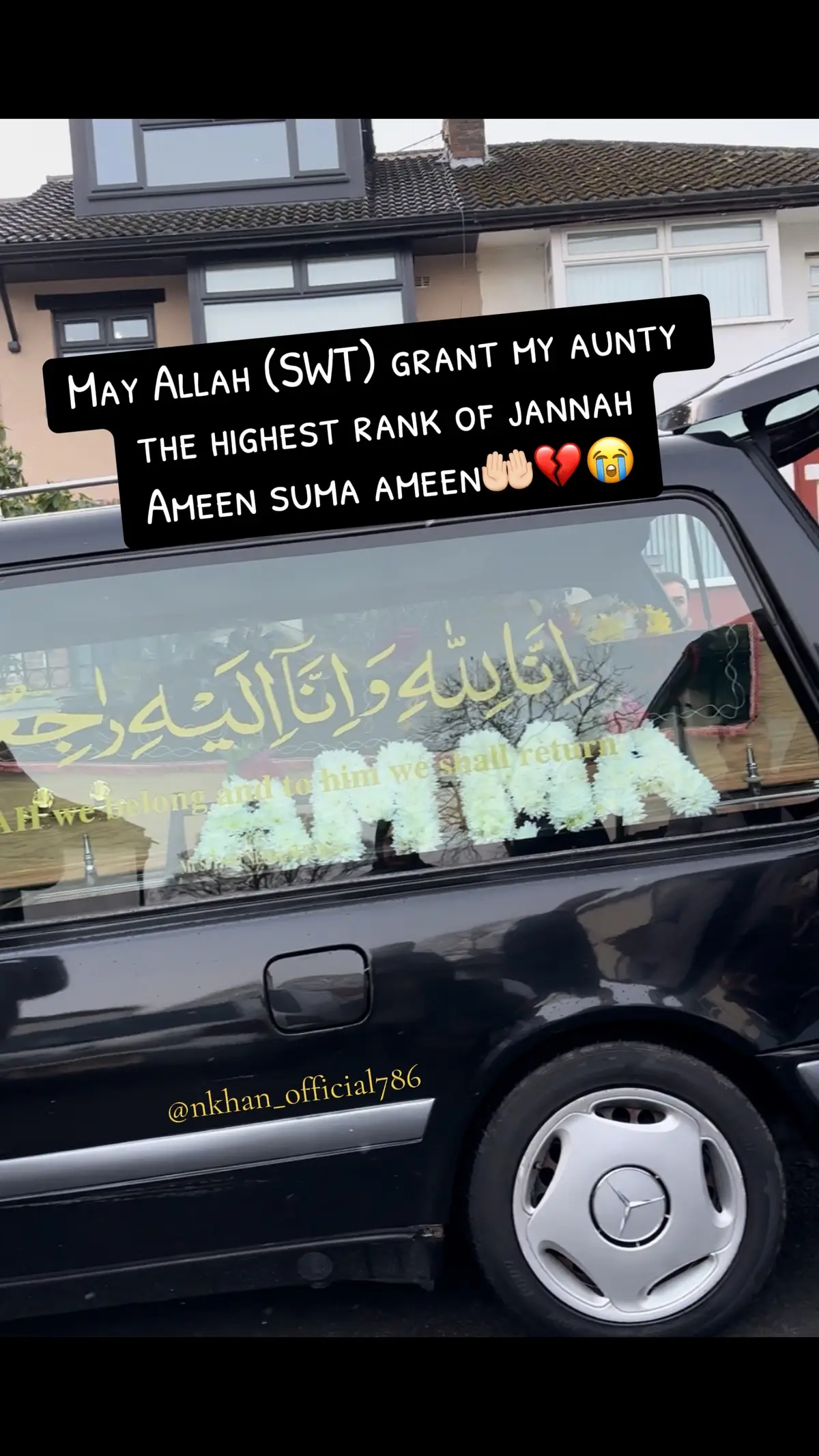 Please keep my aunty in your duas🙏🏼🤲🏻😭💔#foryourpage #foryou #islami #trending #islamic_video #viral #viralvideo #nazkhan_official786_2  #nkhan_official786 #fyp #grow #growmyaccount #explorepage