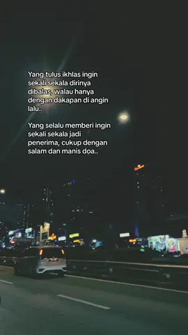 “Cukup dengan salam dan manis doa..”