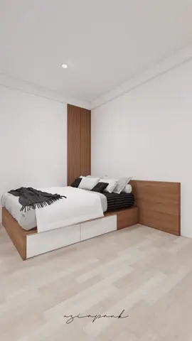 kamar 4 x 4 meter dengan kamar mandi di dalam untuk pasutri atau yang udah punya pasangan #bedroom #bedroomdesign 