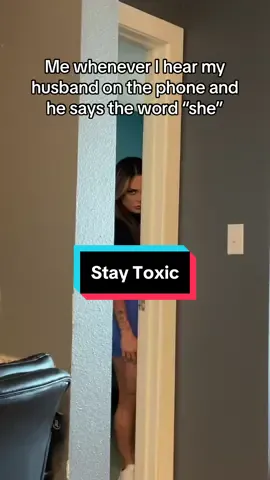 Me when I hear my husband on the phone and he says the word “she”👿 Follow me on IG: @followherfitness   #staytoxic #toxicrelationships #toxiccouples #relationships #relationshipgoals #relationshipsbelike #couples #couplesbelike #couplegoals #women #womenbelike #girlsbelike #men #menbelike #girlfriend #girlfriendproblems #toxicgf #toxicgirlfriend #toxicwife #crazygirls #crazygf #crazygirlfriendsbelike #crazygirlfriend #psycho #jealousgirlfriend #jealous #jealoustype #possessive #funny #viral 