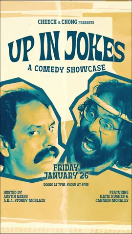 Get your tickets for Up In Jokes before they go up in smoke, man ✌️🍃 We're back on stage together for the first time in years so you won't wanna miss this show! Go to cheechandchong.com for 🎟️