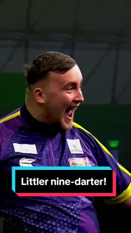 #LUKELITTLER HITS A NINE-DARTER ON THE WORLD SERIES! #darts 