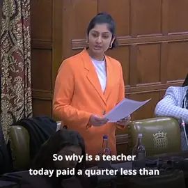14 years of Tory government has seen public sector pay slashed. In some instances, it’s down by more than 25% in real terms. This week in Parliament, I called for public sector workers to get the real pay rises they deserve. #ukpolitics #teacher #firefighter #nurse #school #nhs