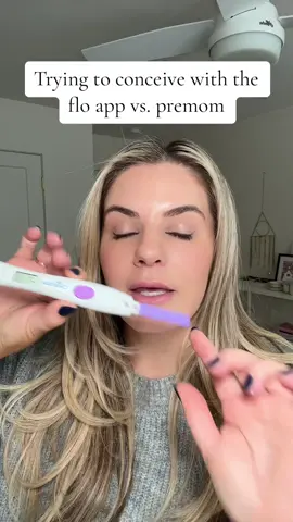 Trying to conceive by tracking ovulation with the flo app vs the premom app #ttc #floapp #premomapp #ovulation #ovulationtest #greenscreenvideo 