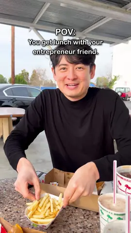 POV: You get lunch with your entrepreneur friend.  #comedy #comedyskit #skit #sketchcomedy #entrepreneur 