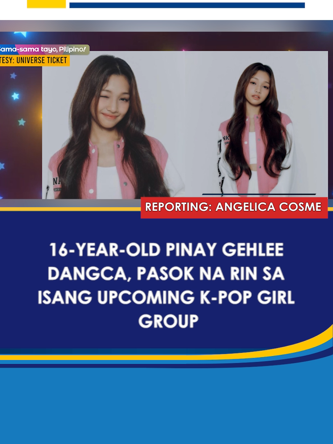 16-year-old Pinay Gehlee Dangca, pasok na rin sa isang upcoming K-pop girl group #DZRHNationwide  #SocialNewsPH