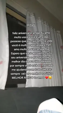 Parabéns amigooooooo aproveita seu dia @mati #parabéns 