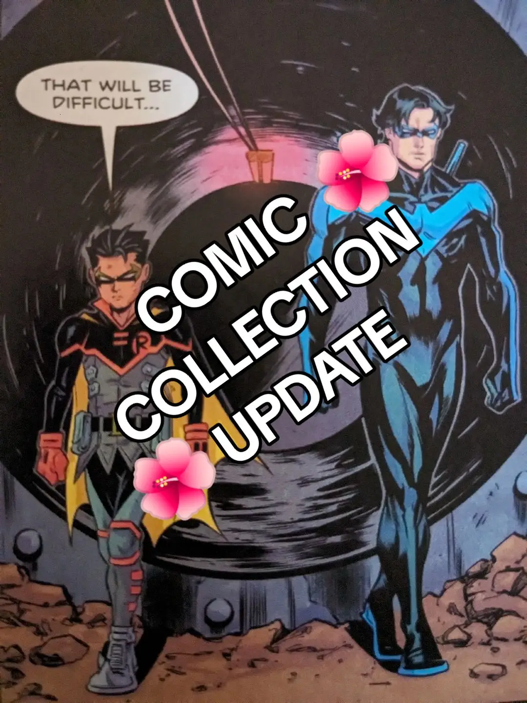 10th update!! sorry for taking so long! I took a bit of a break to sort out my comics-- can you believe I have over 311+?!? shits crazy 😭 #damianwayne #robin #batman #batmanandrobin #teentitans #supersons #brucewayne #dcvsvampires #nightwing #jonkent 