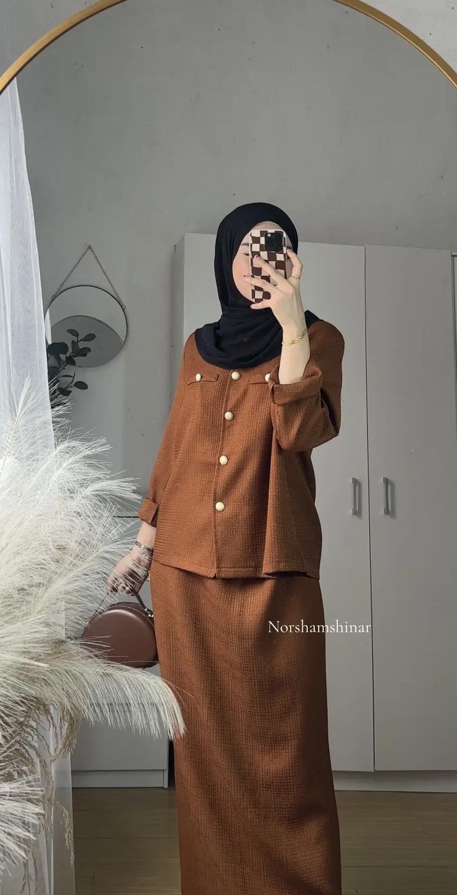 Beli sini@nrshamshinar ✿ #pandaeyes #pandaeyesblouse #pandaeyesblouseset 