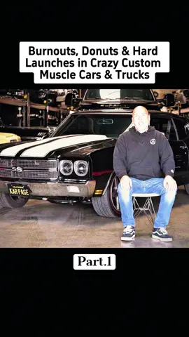 Burnouts, Donuts & Hard Launches in Crazy Custom Muscle Cars & Truck - Part 1 