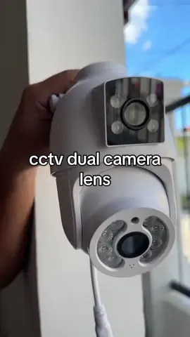 Cctv na dalawa ang camera lens #cctvcamera #cctvduallens #v380camera 
