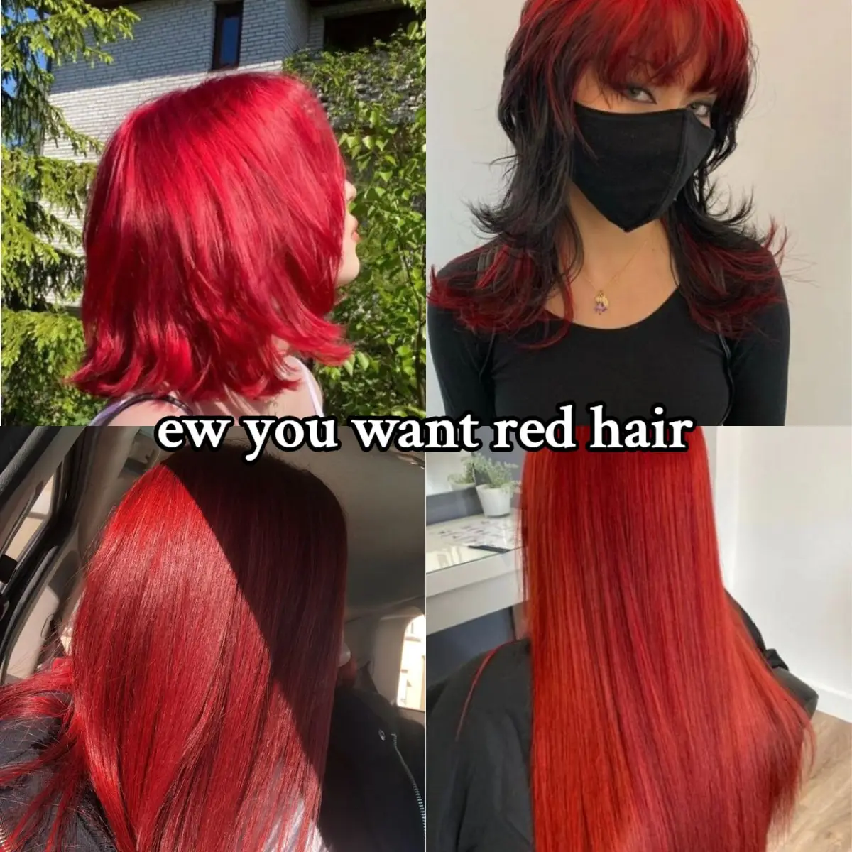 #red #cherryred #darkredhair #darkredhaircolor #cherryredhair #darkred #hairdye #darkredhairdye #redhairdye 