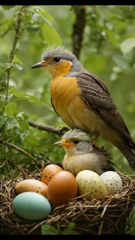 Cuckoos hide their eggs in the nests of other bird species #cuckoo #bird #animals #zoo #nature  @Zoo vibes 