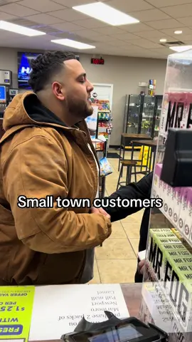 Small town customers #funny #comedy #work #gasstation 