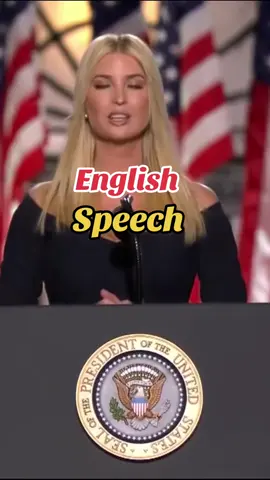 English speeches #ivankatrump 