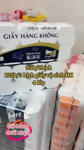 95k/2bịch giays vệ sinh 122k/3bịch giấy vệ sinh #giayvesinh #ThanhThoiLuotTet #vesinhgiay #89connection #