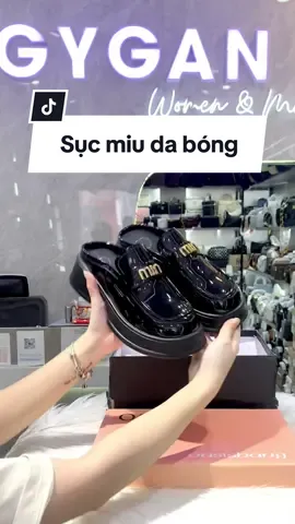 Giày sục miumiu da bóng tag vàng đế cao 5cm siêu hot😻😻 #ThanhThoiLuotTet #asiancup2023 #gygan #gyganstore #hangquangchauloai1 #hangquangchaucaocap #giaydepxinh #giaydepquangchau 
