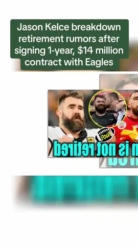 #Jason #Kelce #breakdown #retirement #Rumors #after #signing 1-year, #$14 #million #contract with #Eagles. #todaynews #todayhot #todaydrama #news #newsdrama #newshot 