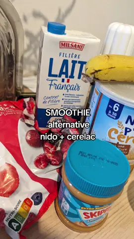 Smoothie/ Alternative du Nido + cerelac pour celles qui n'arrivent pas ❤️ #ceralac #nido #grossir #prendredupoids #fyp #grossirfacilement #prisedepoids #prisedemasse #smoothie 