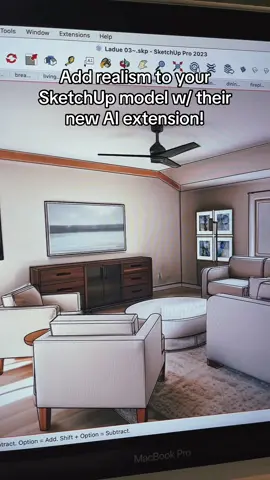 Its called Diffusion! Come learn it w/ me 🎉 #Interiordesign #visualization #interiorvisualization #interiordesigner #designsoftware #aiforarchitects #aidesign #3dmodeling #3drendering #rendering3d #sketchup #sketchup3d #sketchuppro #sketchupdiffusion #interiordesigntips #interiordesignsoftware 