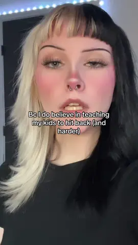 Argue about it with your momma 🤣 my kids WILL defend themselves and each other by ANY means necessary. This world is way to fucked up and im not loosing my babies bc yall cant teach yalls babies to be nice. #MomsofTikTok #unpopularopinion