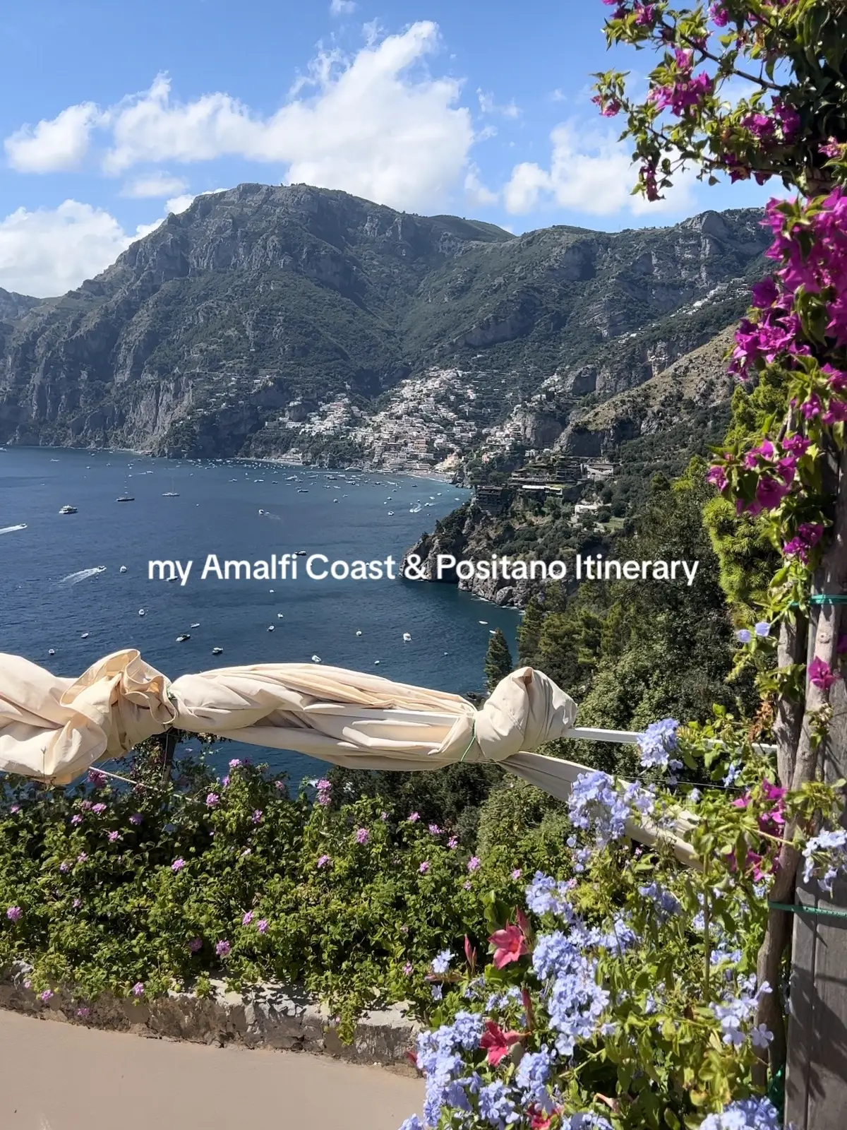 the most magical european destination for summer 🍋🐚✨ #amalficoast #fyp #travel #europe #travelcouple #italy #italytravel #italy #summer2024 #italiansummer #honeymoon #bridetok #aesthetic #pinterest #positano #tiktoktravel #ocean #slowliving #fyp #europeansummer #travel #destinations #positano #capri #chezblack #latagliatella #wedding #girlstrip #arienzobeachclub #arienzo  