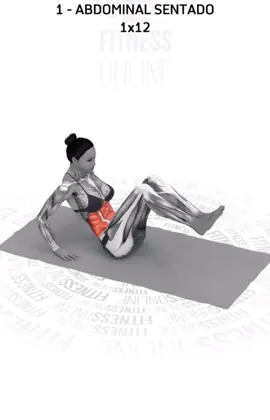 Treino de Abdominais para fazer em casa#foco #disciplina #treino #dedicacao #saudeebemestar 