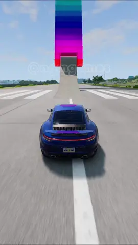 Qual carro chega ao topo da torre? 🧐 pt.3 #beamngdrive #carros #simulador #jumptest 