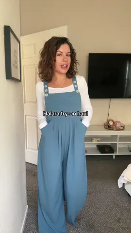 Halara try-on haul part 2 @halara_official #halara #halaratiktokshop #overalls #haul #tryonhaul 
