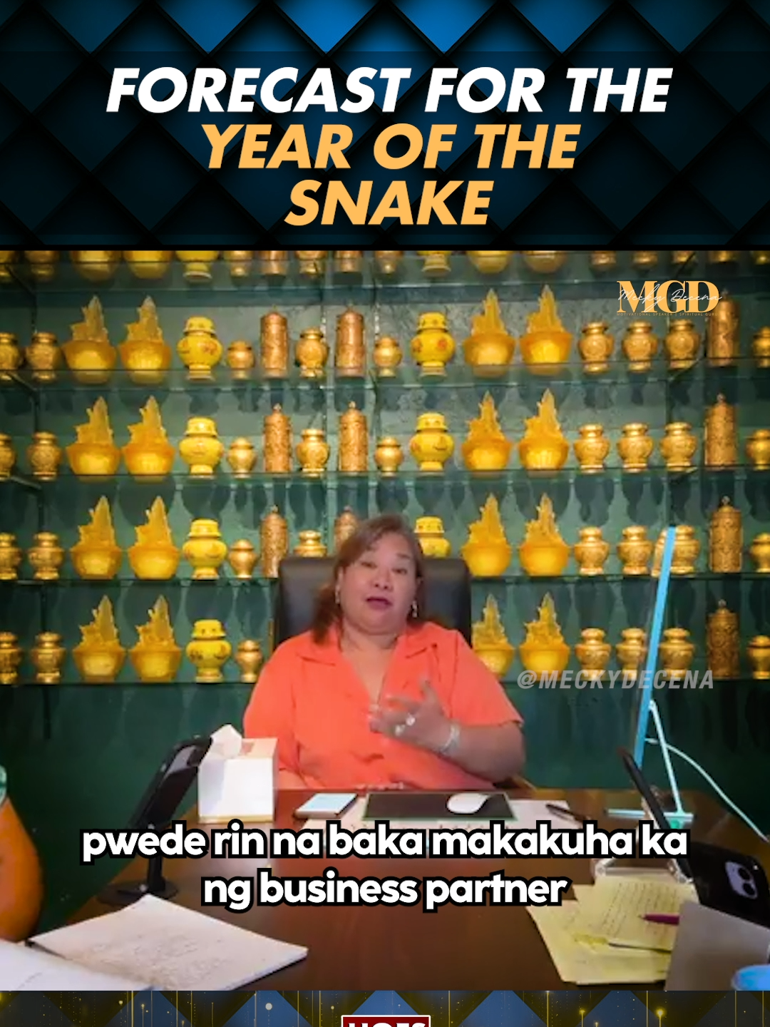 Forecast for the Year of the Snake. #forecast #yearofthesnake #chinesenewyear #advice  #wealth  #prosperity  #newyear  #life  #change  #opportunities  #fengshui  #fengshuitips  #ready2024withMGD  #fengshui101withMGD  #meckyourmove  #meckydecena  #meckyknows  #hofsmanila  #hofs  #fyp  #trendingnow  #trending  #motivational  #lifecoach  #goals