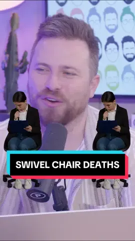 TROLLEY or SWIVEL CHAIR? Anyone else experienced these death traps ?!?! #toniandryanpodcast 