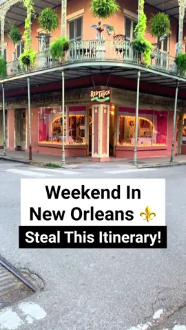 The perfect New Orleans itinerary! A great weekend getaway idea in the USA! There are so many fun things to do in New Orleans, here are my faves! #neworleans #nola #neworleansfood #itinerary #itinerarytravel #thingstodo #louisiana #louisianatravel #PlacesToVisit #travelbucketlist #vacationmode #girlstrip #traveltips #traveltheworld 