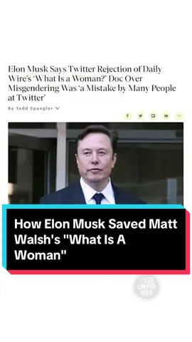 How Elon Musk Saved @Matt Walsh 