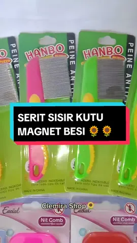 Bisa hubungi minCle ya untuk ordernya #fyp #serit #sisirkutu #seritmagnet #pembasmikutu #clemirashop #gcc2 #happyshoping🥰🥰🛍️🛒 #produkviral
