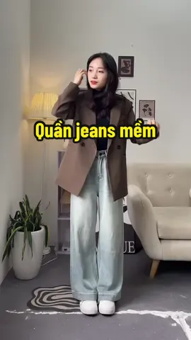 Mấy ní thích quần jeans mềm lắm heee #vulaci #ThanhThoiLuotTet #goclamdep #ali #quanjean #quanongrong 