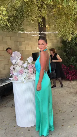 My Andie Anderson moment with a touch of mermaid vibes 🧜🏽‍♀️  #weddingguestdress #backlessdress #OOTD #outfitinspo #formaldress #summerdress 