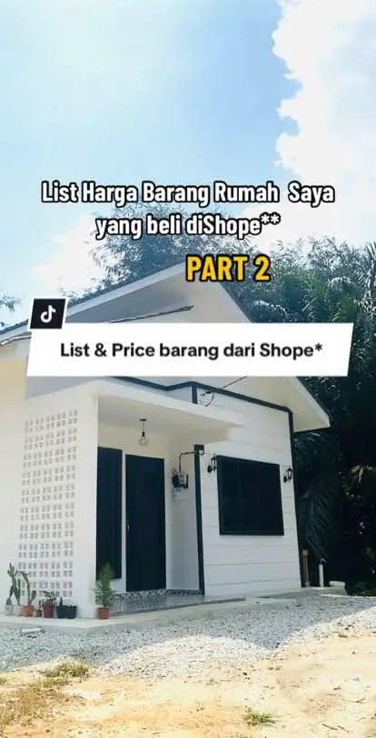 so far memang 90% semua barang dalam rumah ell ni memang made in Copiii .. And alhamdulillah price pun mampu milik. Tak semestinya barang murah takbole nampak cantik. Kan?  Semoga bermanfaat utk kalian semua 🤍 Btw nanti ramai yang tanya mana link? So link dekat BIO PROFILE . Semua barang ada dalam 1 link. Jangan lupa cuci mata 🤍🥰 #tinyhouse  #firsthouse  #rumahpertama  #minimalist  #englishstyle  #housedecor  #fyp 