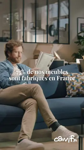 Olivier, un canapé français et éco-responsable | Pub TV Camif Ça c’est Olivier ! À la fois beau, confortable et plus respectueux de l’environnement, il est l’atout numéro 1 de votre salon. Mais qu’est-ce qui le rend si exceptionnel ? Fabriqué en France, il est conçu en mousse recyclée et son tissu est issu du recyclage de bouteilles plastiques. Et oui, rien que ça ! 😍  Avec 75 % de nos meubles #madeinFrance, Camif est fière de soutenir l’économie locale et une production plus responsable. En ce moment, profitez des soldes jusqu'au 6 février sur le site Camif.fr avec des réductions allant jusqu'à -50% pour vous meubler votre salon autrement. Ensemble, changeons le monde de l'intérieur. 🏠🇫🇷 Rendez-vous sur Camif en cliquant ici : bit.ly/3vyFxdY Découvrez le canapé Olivier par ici 👉 bit.ly/3TS3My1  #MadeinFrance #décoration #Pub #mobilier #pubTV #Camif #salon
