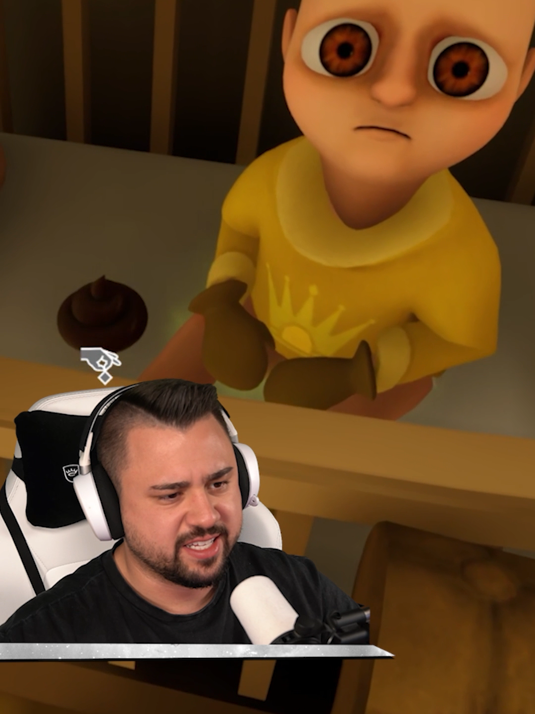 Er hat ins BETT 💩 #baby  #babyinyellow  #gaming  #dennome