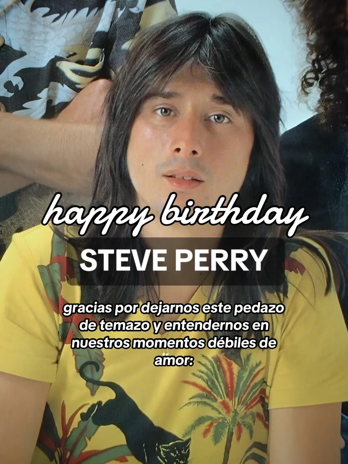 happy birthday steveeeee 🎂🎈| #steveperry #journey #journeyband #rock80s #rockstar 