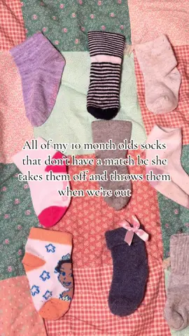 rip to all the matching socks we lost along the way 😂 one tells you about the sock graveyard you start building when you become a mom, but for some reason I cant throw them away because what if I find the other match to it one day!!! 😅☠️ #fyp #motherhood #girlmom #relateablemomcontent #sahm #rip #MomsofTikTok 