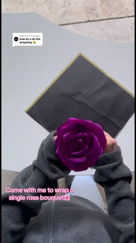 Replying to @yuri. lmk if yall want any other tutorials🤍#fyp #xbcyza #florist #florida #bouquet #ribbon #ramo #rose #eternalroses #floristsoftiktok #floristtok #order #SmallBusiness #singlerose #tutorial 