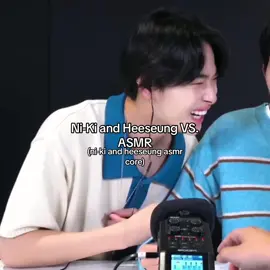 #HEESEUNG + #NI_KI : never forgetting this😝😝 i got this idea when i was trying to go to sleep and decided to watch their asmr video😭 #xyzbca #ENHYPEN #viral #fypシ゚viral #fypシ #fypage #orangeblood #enha #enhypen #foryou #fyp #foryoupage #heeseung #niki #ASMR 