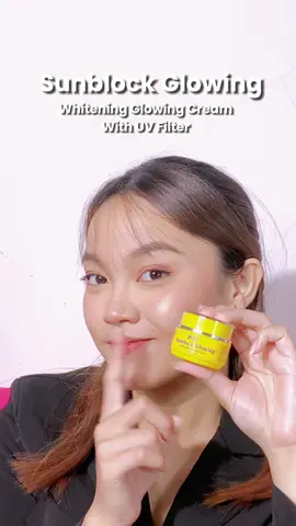 Sunblock Glowing NRL 💛 #sunsblock #tintedsunscreen #whitening #glowing #nrl 
