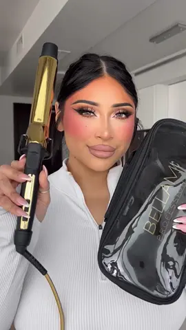 STYLE MY HAIR WITH ME ft. @Bellamihair | WEARING @bellamihair Silk Seam Off Black 26in 340g (USE CODE “ViiRDii” for 💸 off) USED: Professional Curling Iron also from @bellamihair#fy #hair #tutorial 