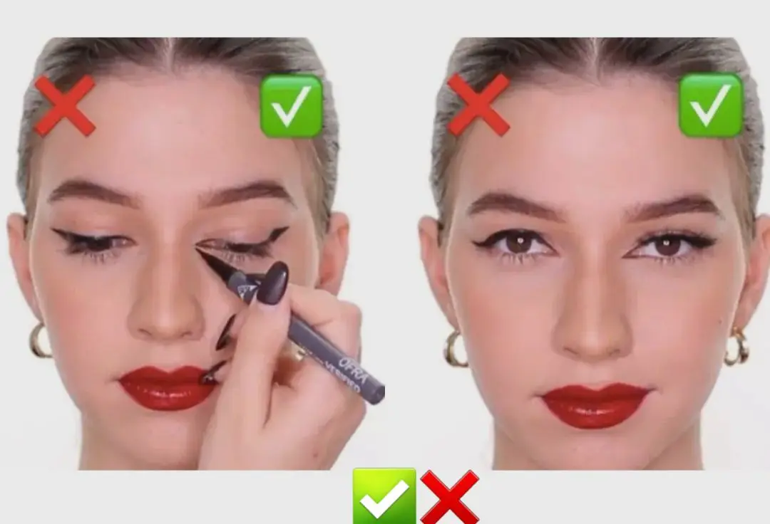 #✅❌ Per ingrandire l'occhio con l'eyeliner, puoi seguire questi passaggi: 1. Applica un primer per occhi per preparare la pelle. 2. Usa un eyeliner chiaro sulla linea delle ciglia inferiore per aprire lo sguardo. 3. Applica l'eyeliner scuro sulla linea delle ciglia superiore, seguendo la forma naturale dell'occhio. 4. Crea una sottile linea all'angolo esterno dell'occhio verso l'alto, per un effetto leggermente 