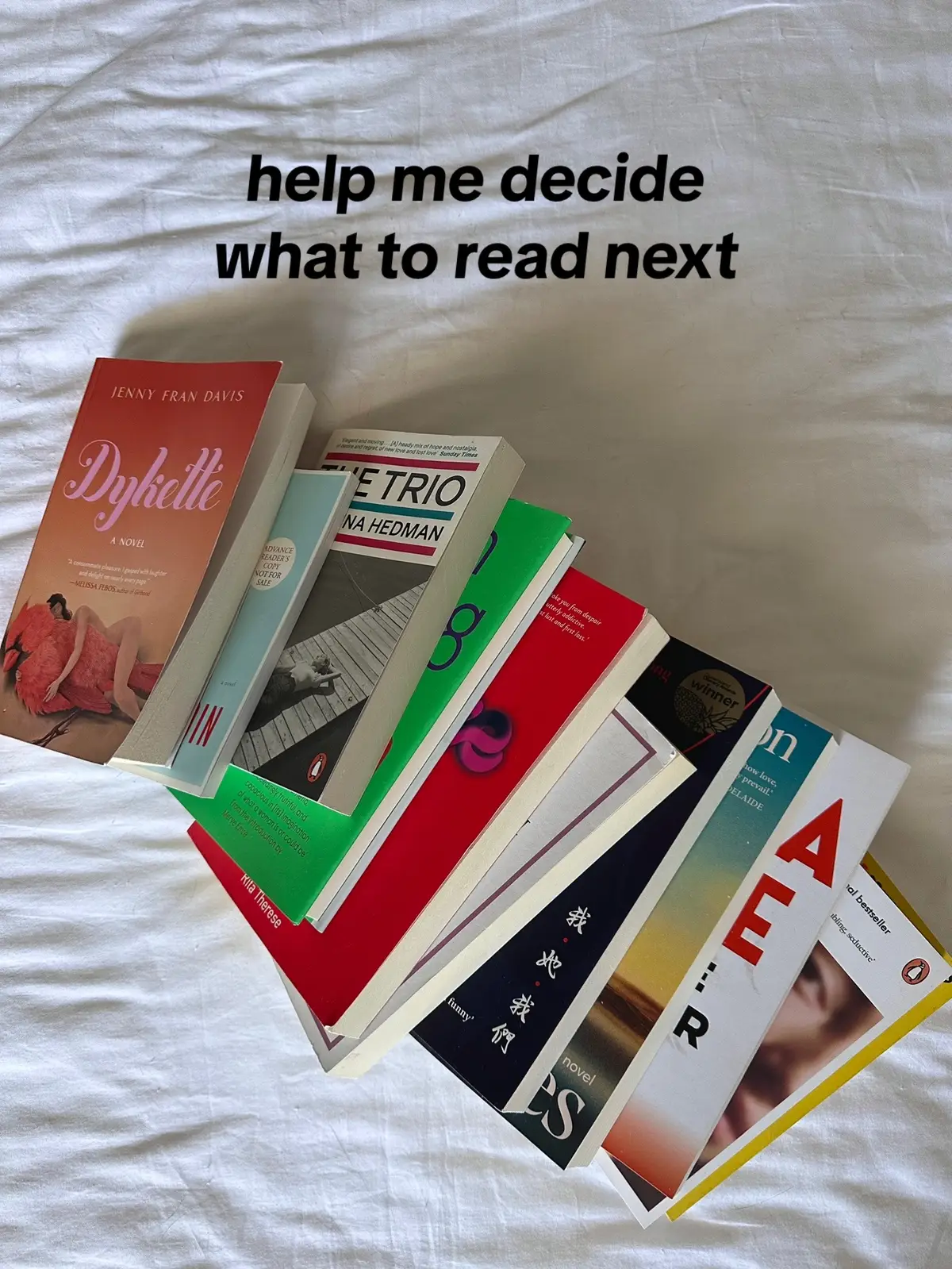 help me decide what to read next!! #tbr #BookTok