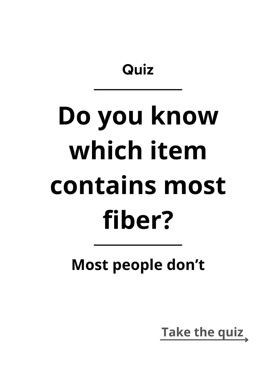 Fiber content alone is not enough to determine whether one product is healthier than the other. This post solely compares the fiber content of items. #lentilandlime #quiz #ah #albertheijn #fiber #fiberforweightloss 